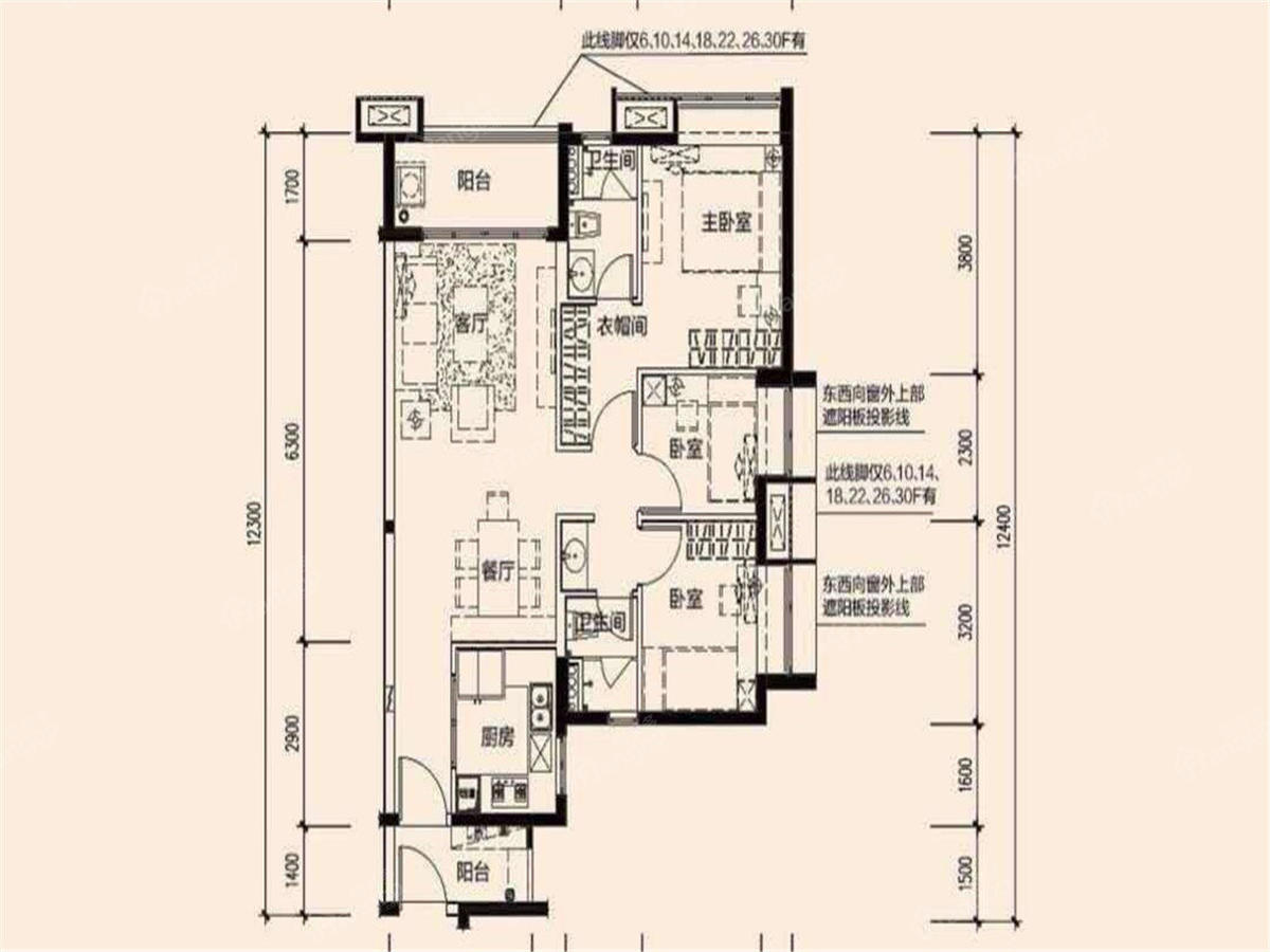 清远时代倾城 户型图_298