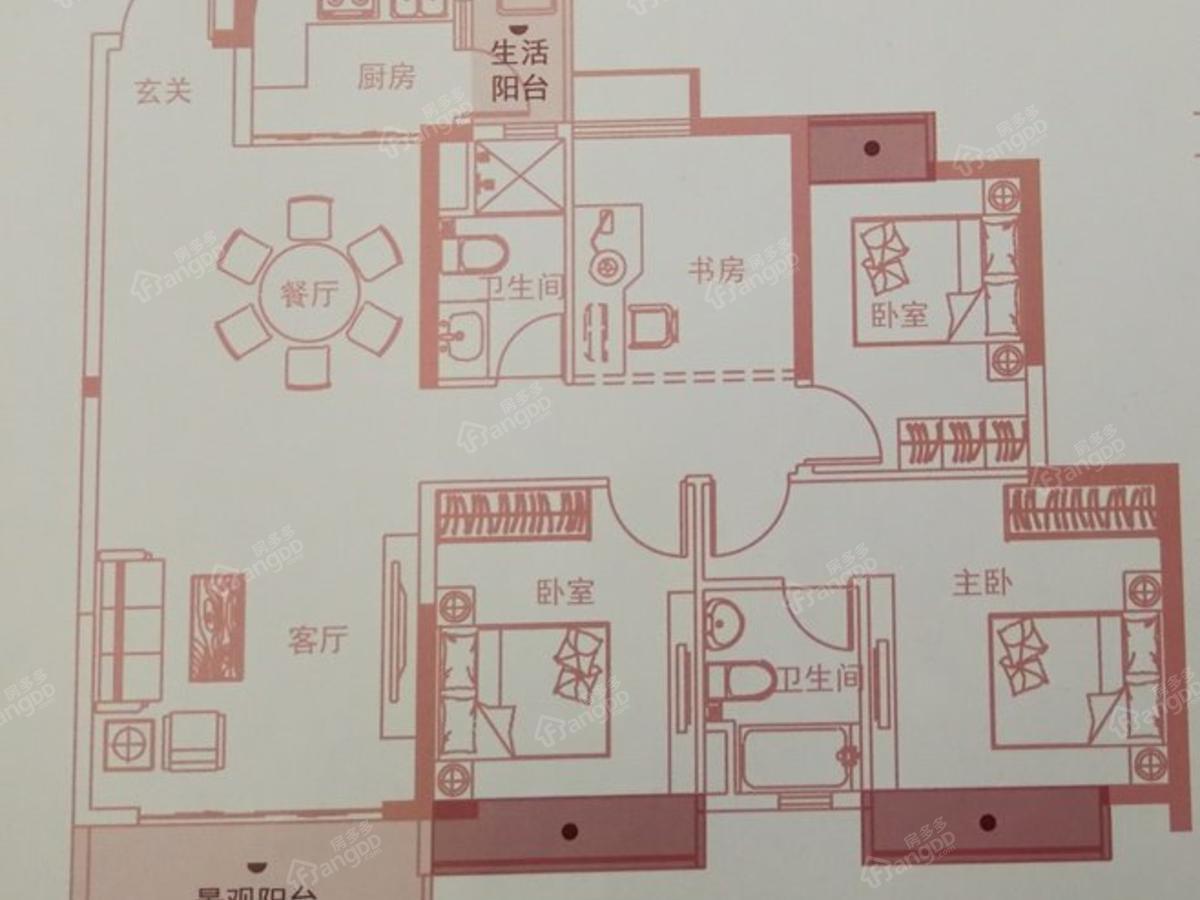 河源市商业中心|坚基·美丽城 户型图_66