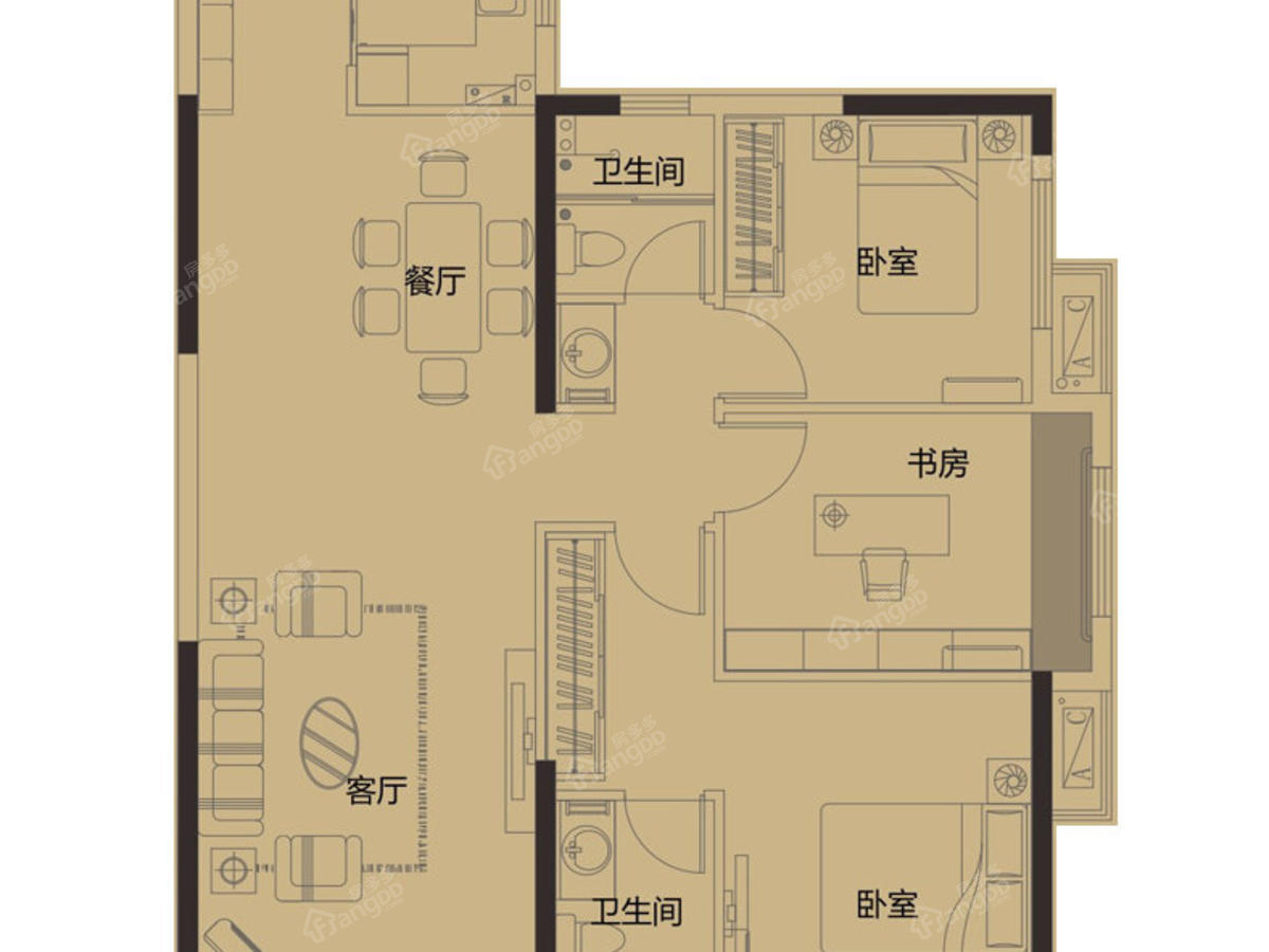 武汉锦绣香江 户型图_61