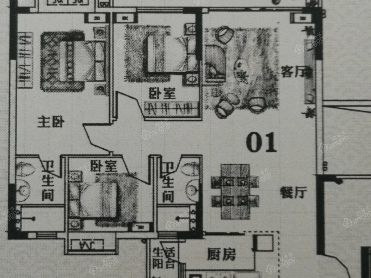 翰林华府 户型图_12