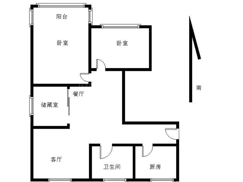 1卫面积87平方米总价305万_靠近宝安公路满五唯一南北通透-上海房多多