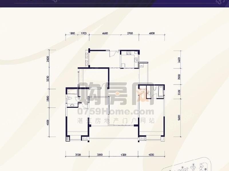 西粤京基城首期春华苑5居