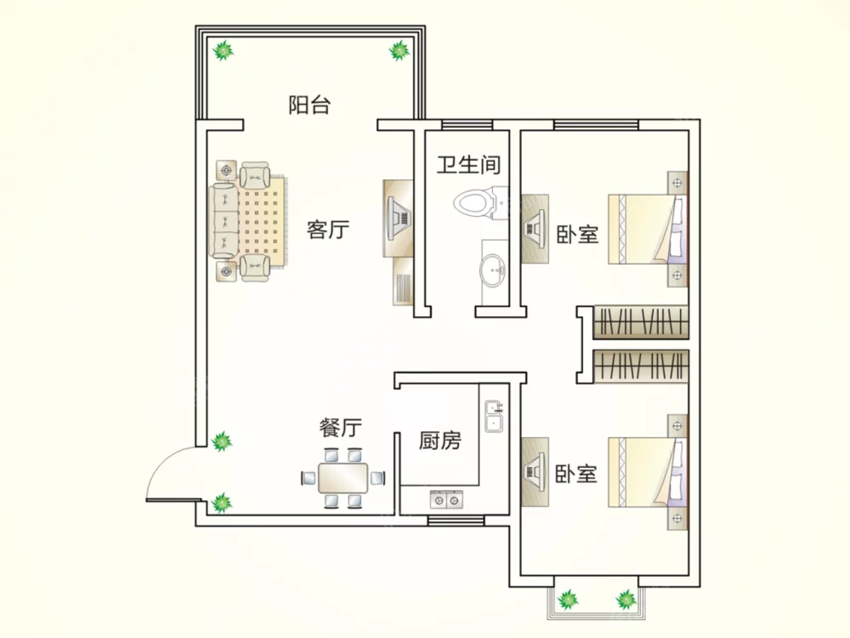 维也纳森林小区户型图图片