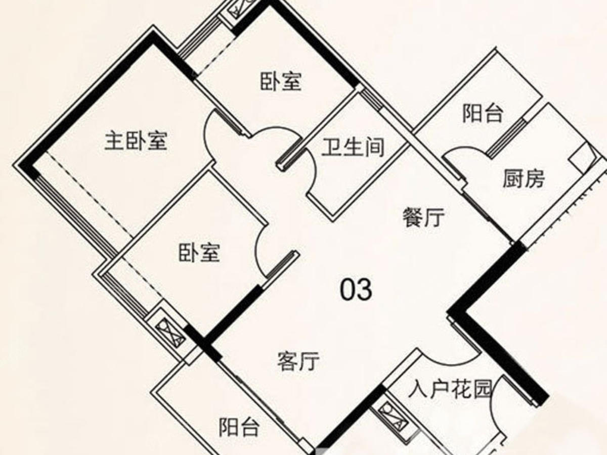 可逸家园 户型图_6