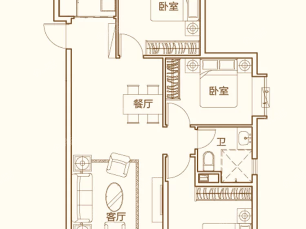 恒大翡翠華庭 戶型圖_62