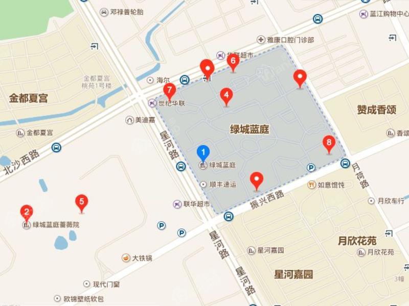 绿城蓝庭东区欣苑小区图片