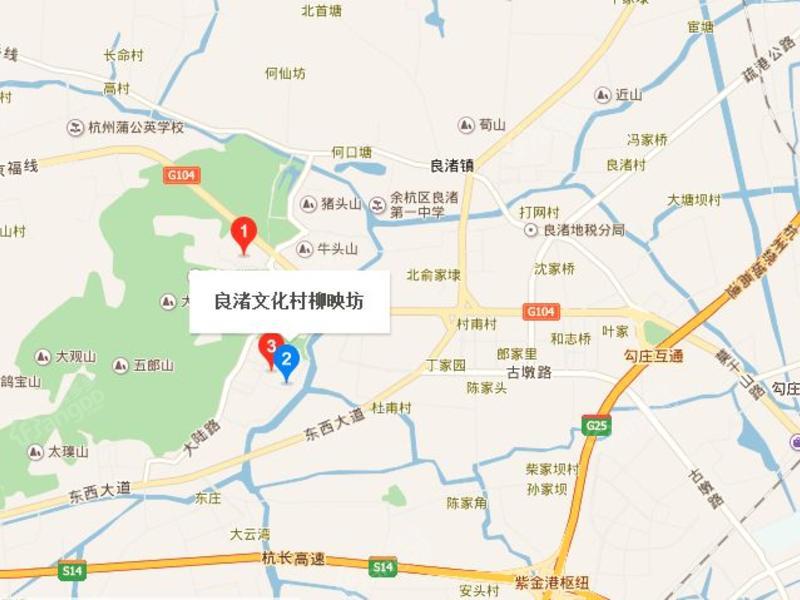 余杭区良渚镇地图图片
